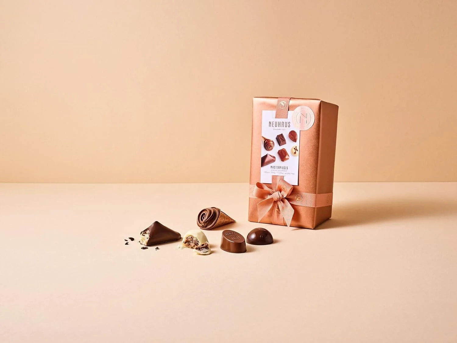 1 Lb Assorted Milk, White & Dark Chocolate Pralines W449282