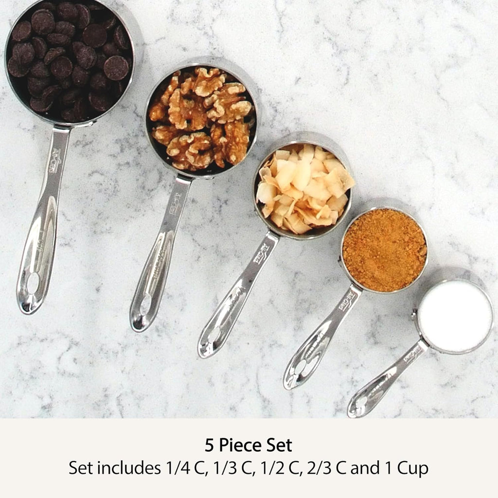 5 Piece Stainless Steel Measuring Cup Set Q6510