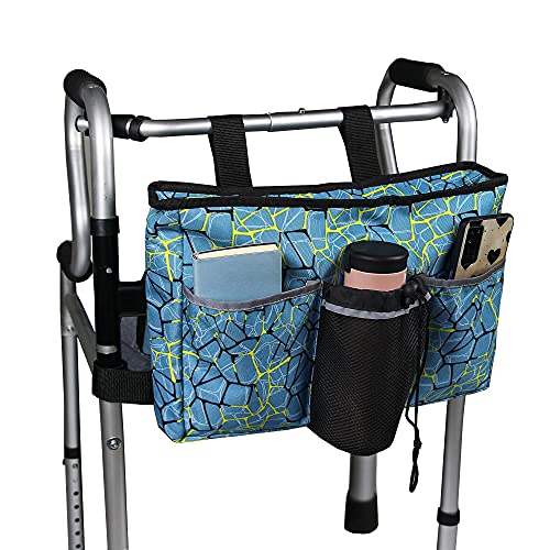 Blue 16.5" x 9" Hanging Storage Bag for Walkers P381