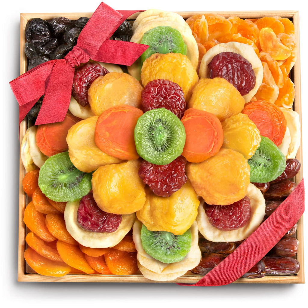 Dried Fruit Deluxe Tray Basket Arrangement H19088