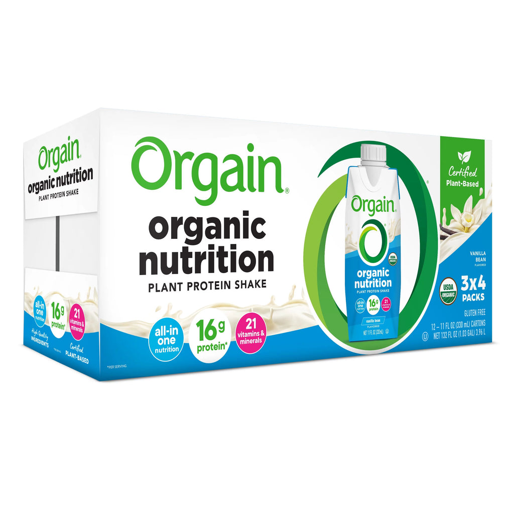 Vanilla Bean 11oz 12ct Plant Based Vegan Protein Shake V777