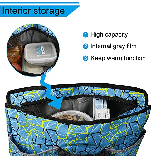 Blue 16.5" x 9" Hanging Storage Bag for Walkers P381