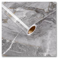 Glossy Beige Silver Marble Self Adhesive Vinyl Roll Wallpaper Q507997