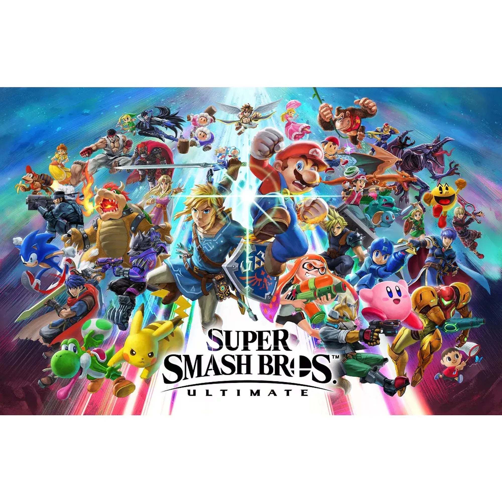 Gray Console OLED Bundle with Super Smash Bros. Ultimate, Triangle Strategy, Wireless Pro Controller and Accessories E579600