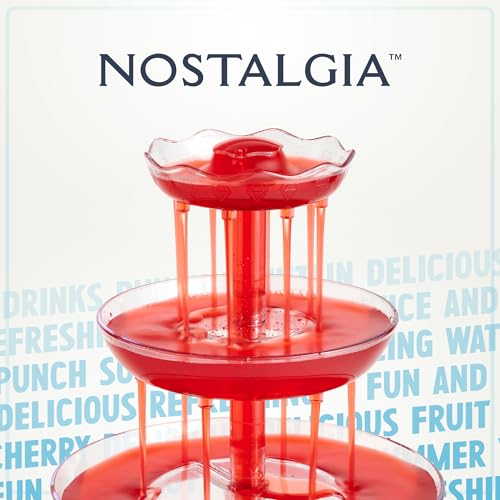 3-Tier Lighted Party Fountain, 1.5 Gallons, 8 Reusable Cups A189543