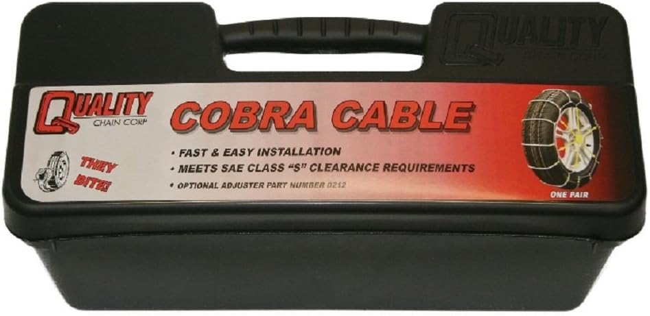 Cobra Cable Passenger Snow Traction Tire Chains T7969