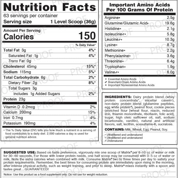 5lb Bag High Protein 23g Simply Vanilla W259
