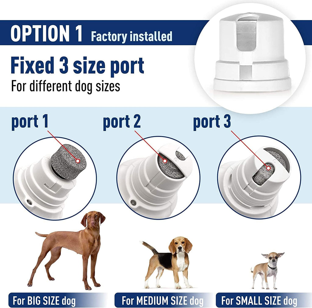 Rechargeable Electric Pet Nail Grinder with 3 Size Ports R198113