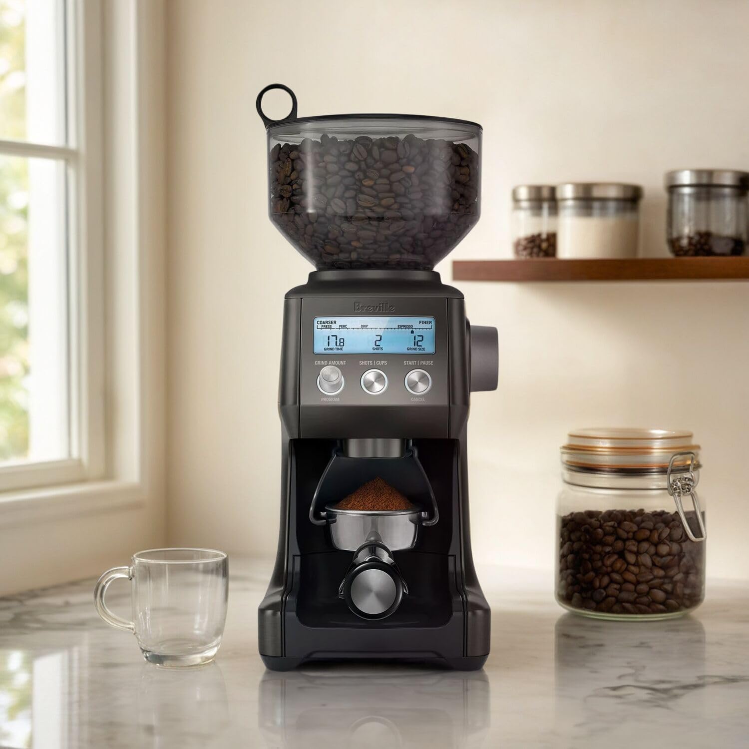 Black Stainless Grinder B84210