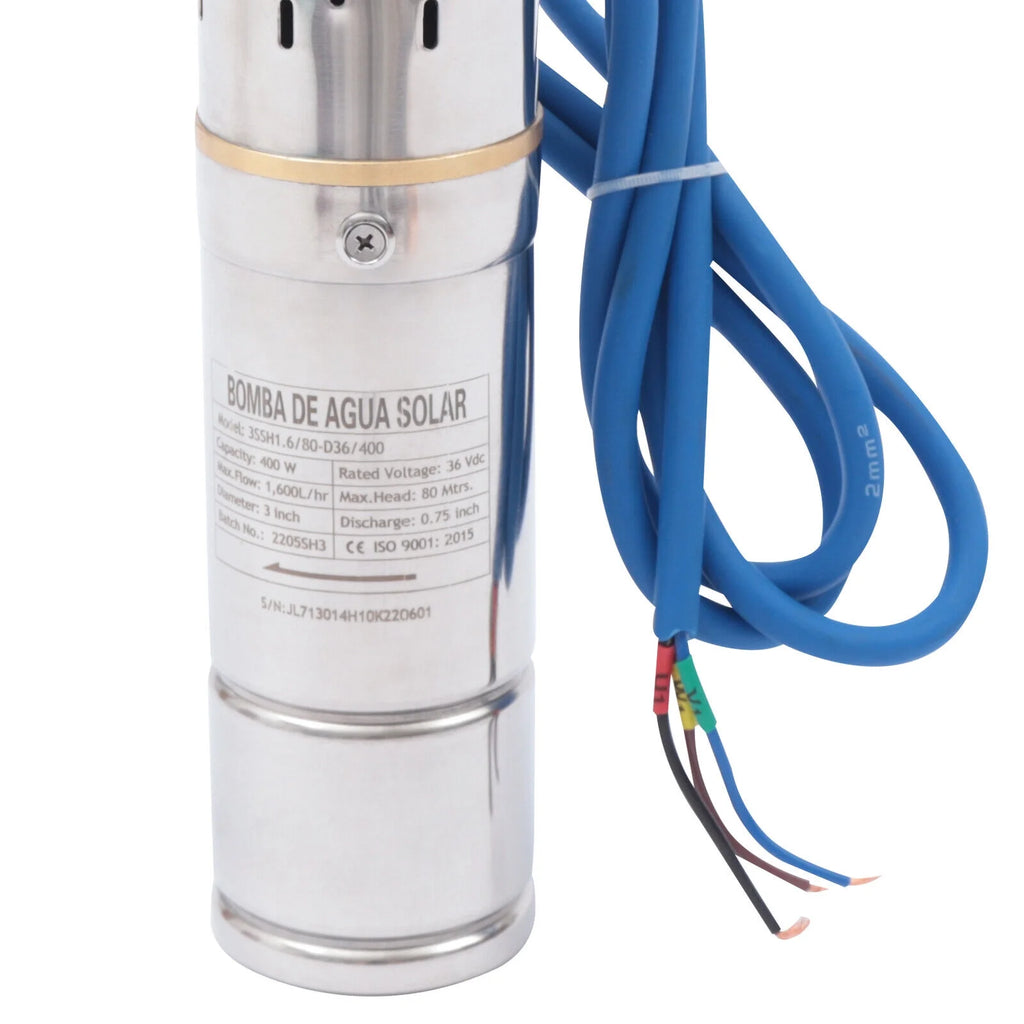 400W 36V DC Solar Submersible Deep Well Pump with MPPT Controller C892599