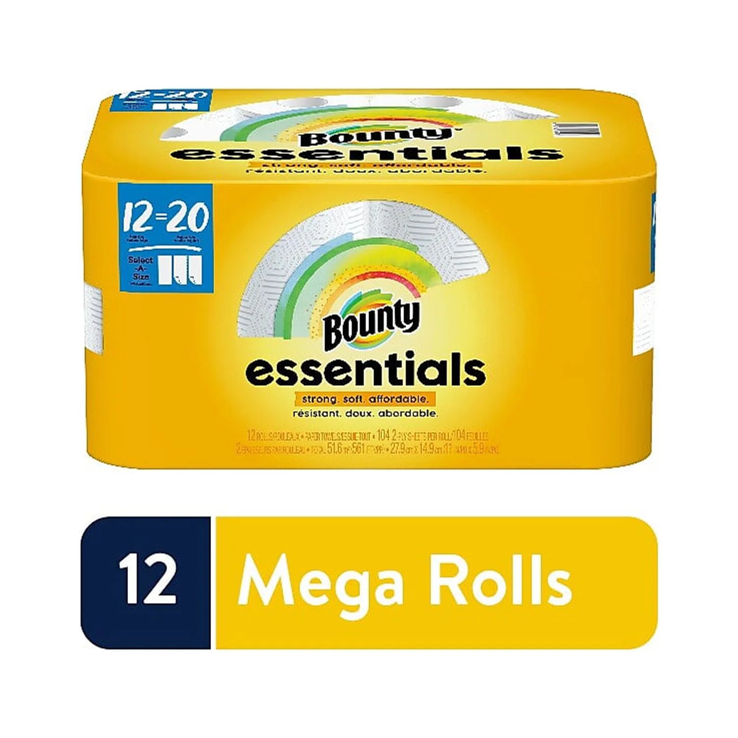 12 Mega Rolls Paper Towels X26665