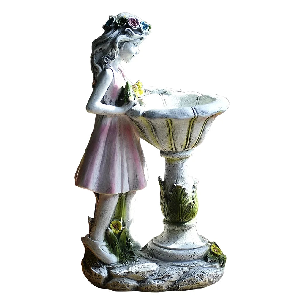 Large Resin Sculpture LED Light Garden Statue F798