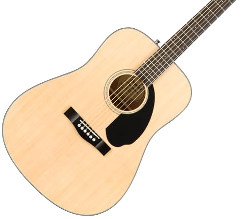 Solid Top Dreadnought Acoustic Guitar Bundle with Hard Case, Tuner, Strings, Picks V250012