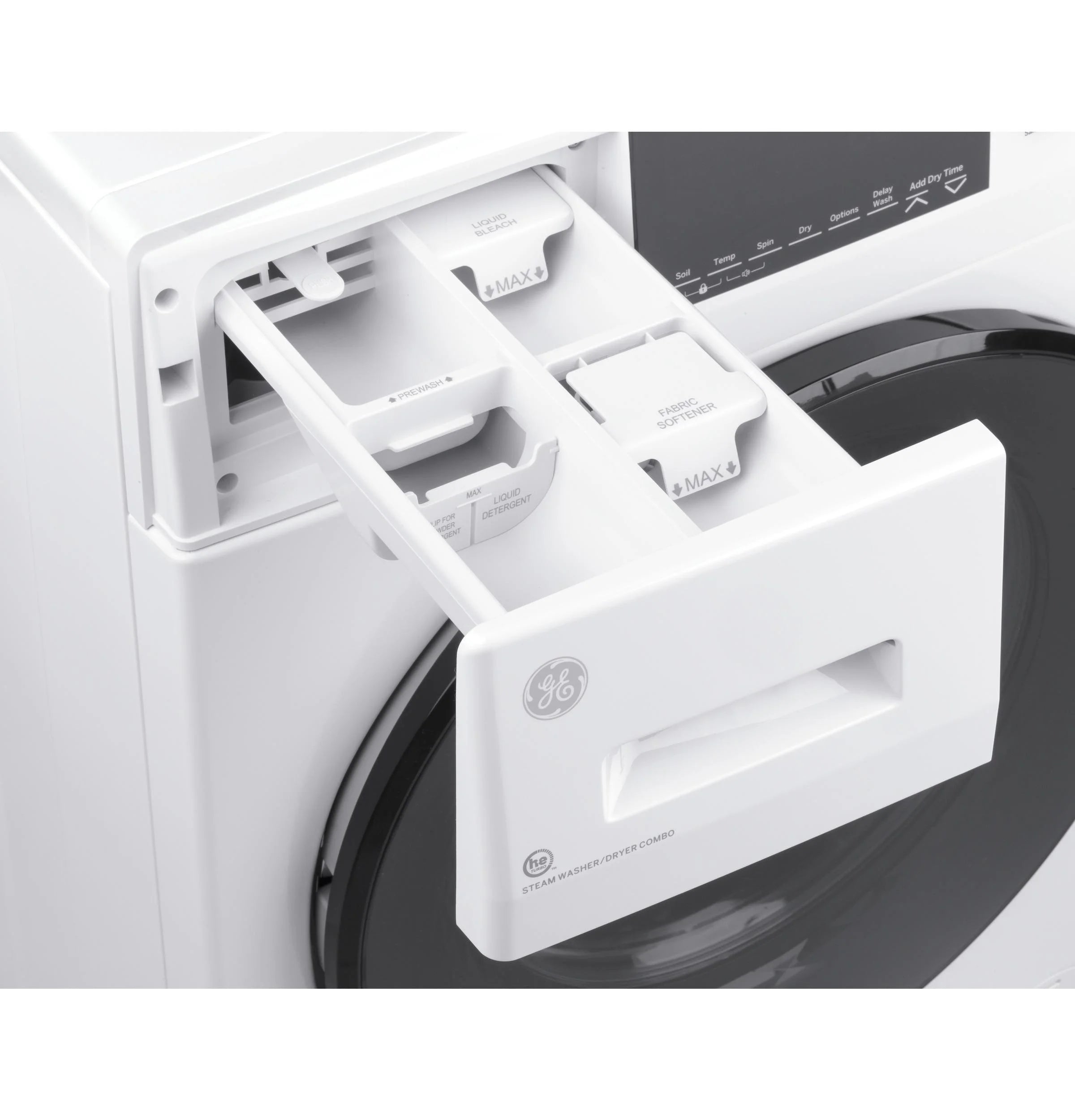 White 24" Wide 2.4 Cu. Ft. Capacity Front Load Washer Condenser Dryer Combo W708683