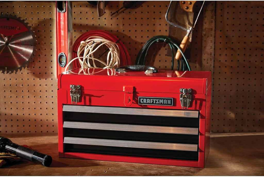 3-Drawer Stainless Steel Portable Tool Chest L203