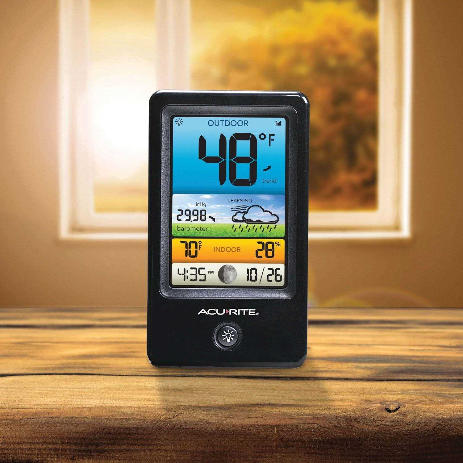 Wireless Color Forecaster with Temperature & Humidity B9347