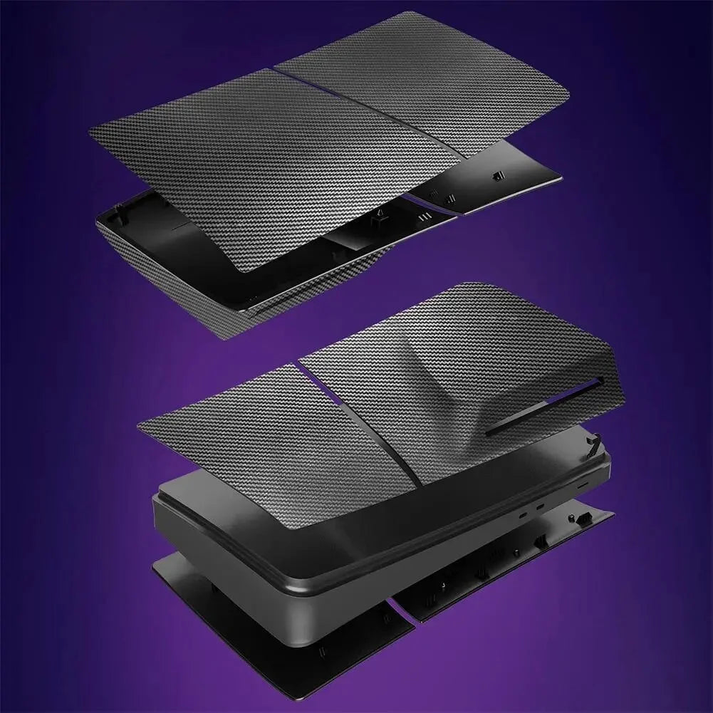 Carbon Fiber Pattern Console Case for PS5 Slim X8761