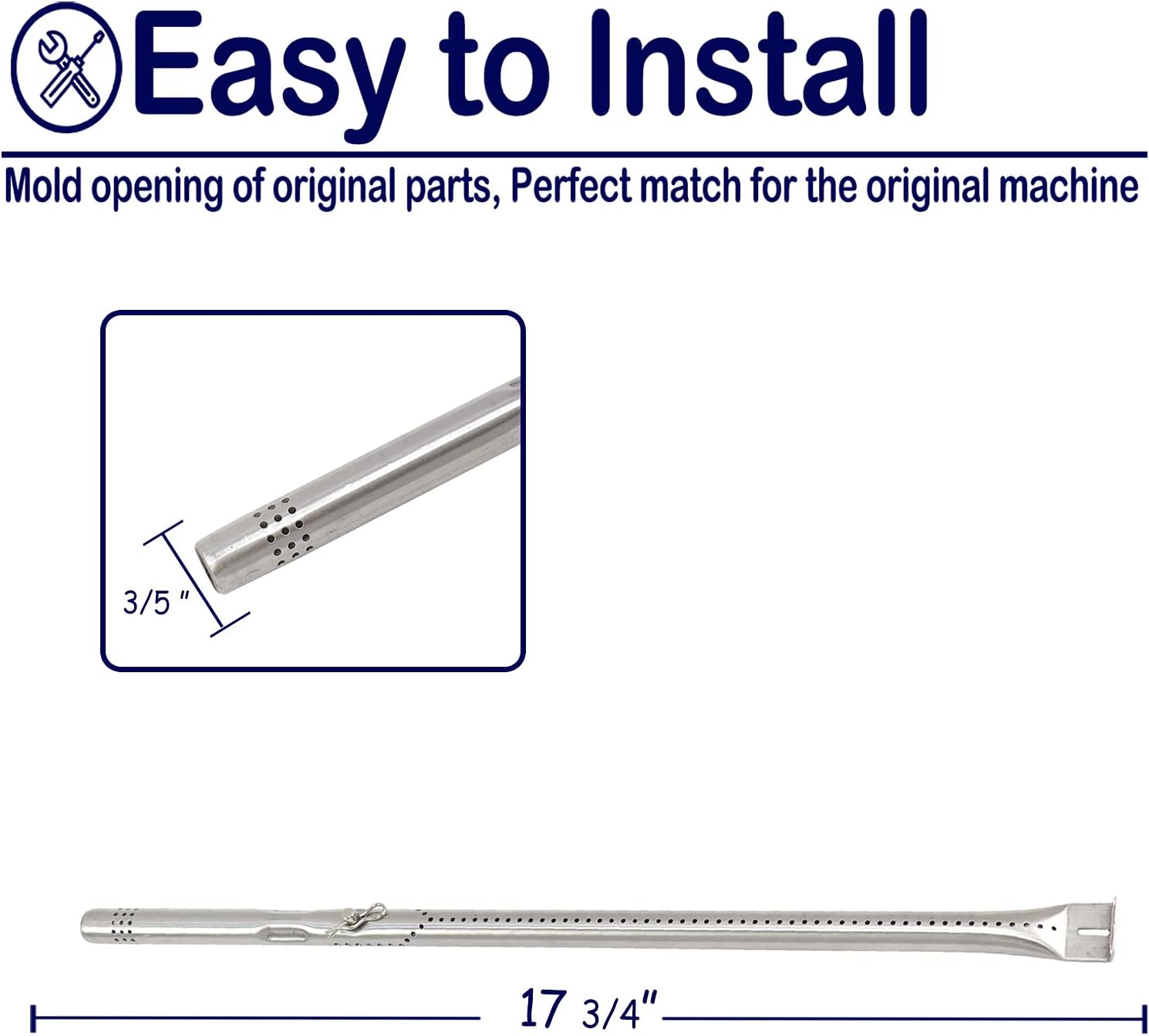 4 Pack Grill Burner Tube Replacement Parts L81666
