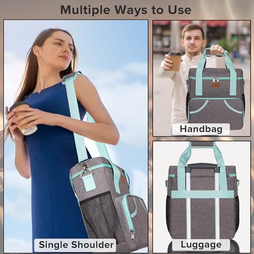 Pink Travel Bag for Single Serve Coffee Brewer with Shoulder Strap F860