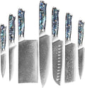 7 Pcs Damascus Steel Kitchen Knife Set S3101