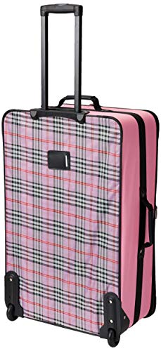 Charcoal 2-Piece Expandable Softside Upright Luggage Set V86256