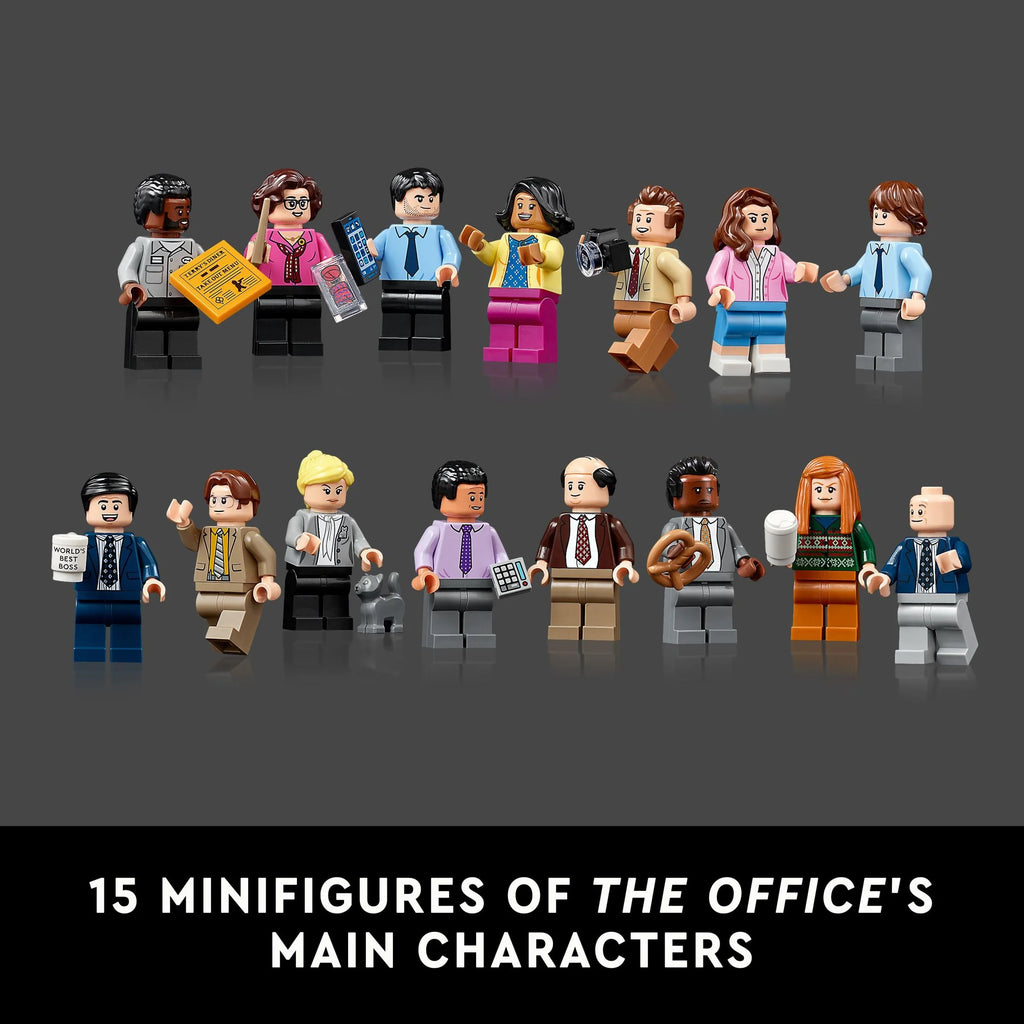 The Office 21336 Building Set, 15 Characters Minifigures P4612