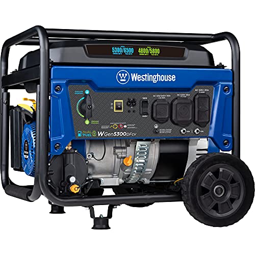6500 Watt Dual Fuel Portable Generator E4758