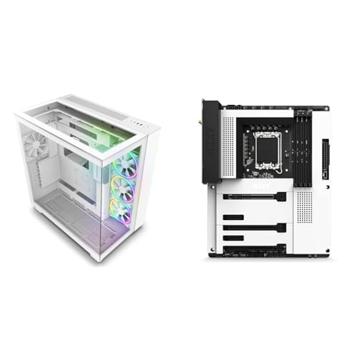 Dual-Chamber ATX Mid-Tower PC Gaming Case with 3 x 120mm F120 RGB Duo Fans E2082