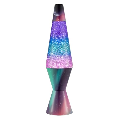 14.5" Silver Glitter Motion Lamp M746