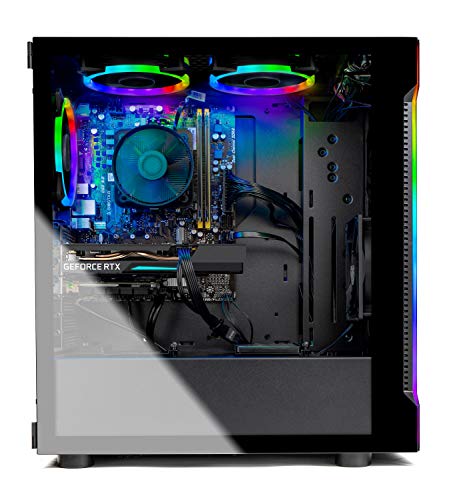 Black Gaming Computer PC Desktop with Ryzen 5 3600, RTX 3060 12GB, 1TB SSD, 16GB DDR4 Z143695