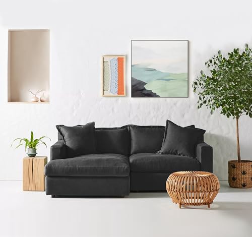 Beige L-Shaped 2-Piece Sectional Sofa N555