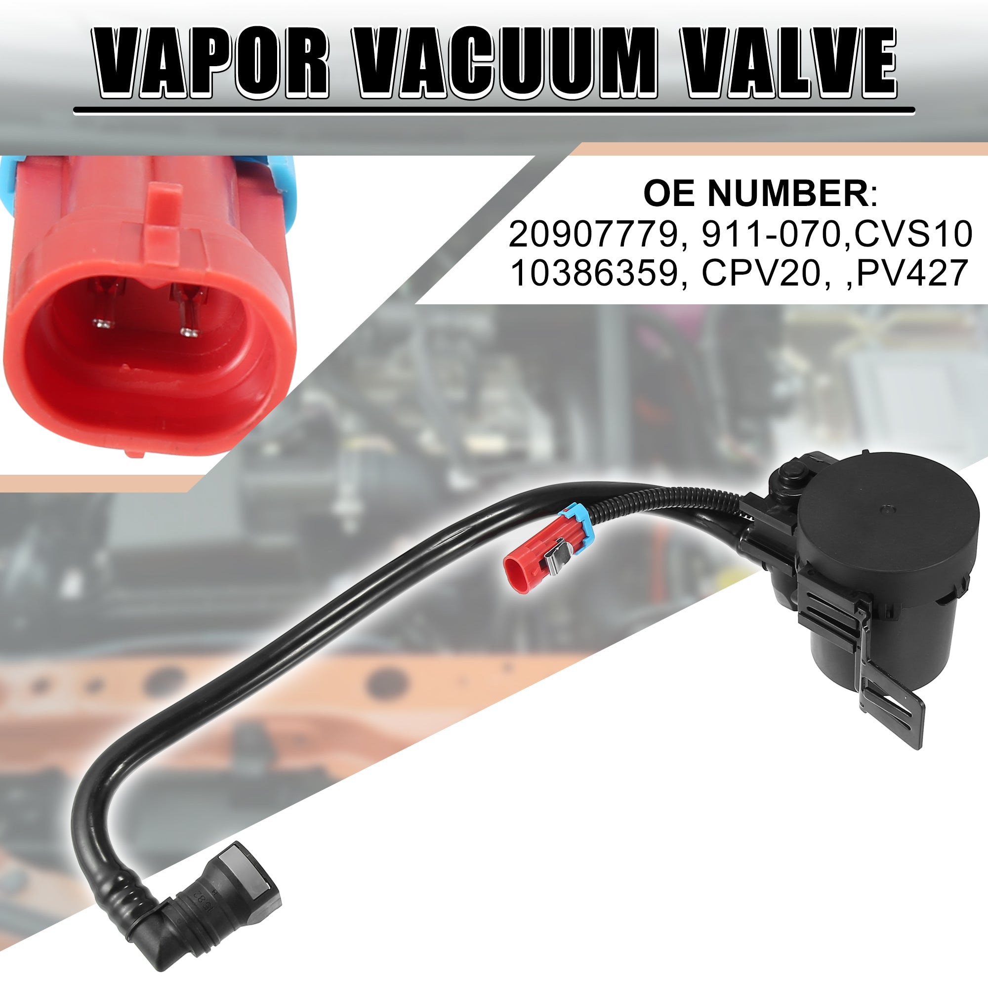 Vapor Canister Vacuum Solenoid Purge Intake Manifold Runner Valve T932852