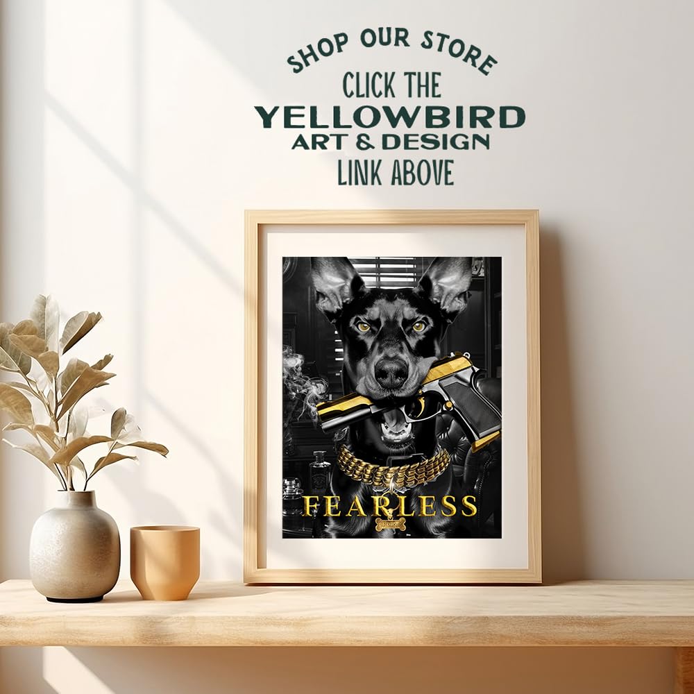 Black Office Decor Wall Decor P6007