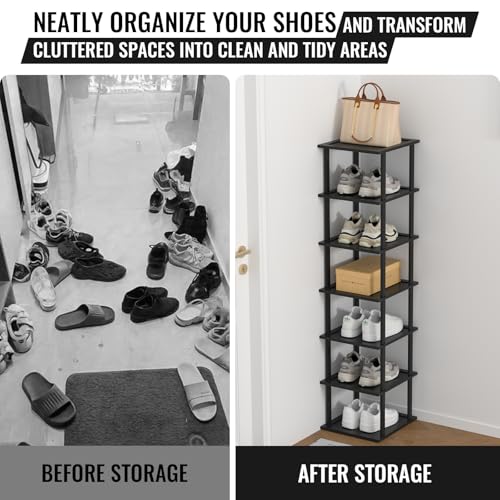 12 Tier Tall Bamboo Shoe Rack Shelf H999266