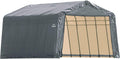 Grey 12'x24'x10' Peak Style Shelter E2274