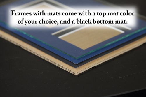 Collage Photo Frame Single Mat with 3-8x10 Openings Satin Black Frame T299289
