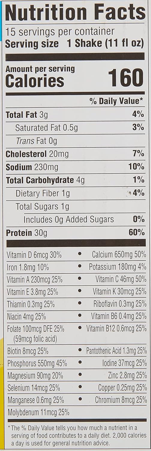 Premier Bananas & Cream High Protein Shake (15 X 11 Fl Ounce) D31163