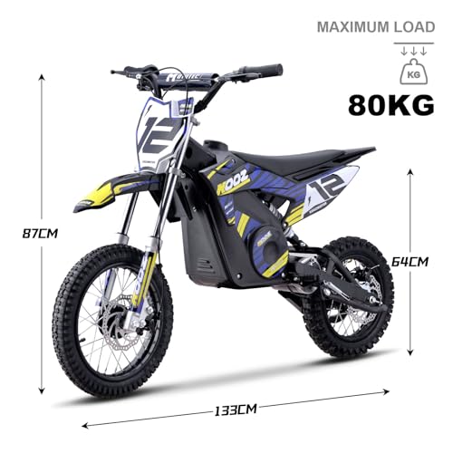 Blue Electric Dirt Bike S490