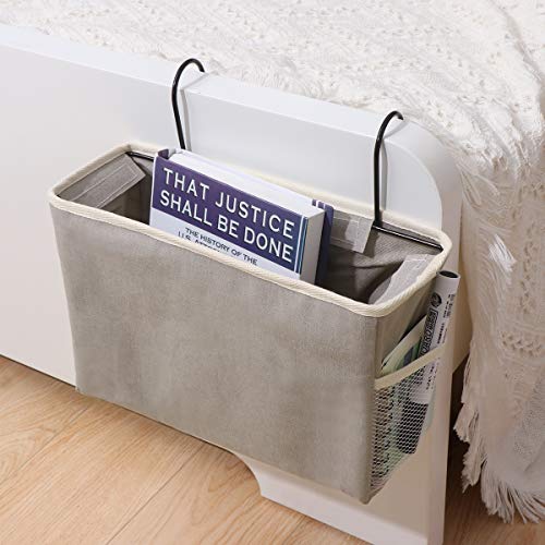 Black Hanging Bedside Organizer L256