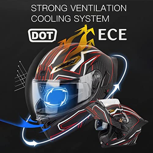DOT Approved Motorcycle Modular Bluetooth Full Face Helmet B191979