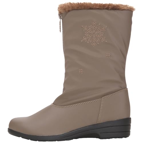 Women's Insulated Waterproof Snow Winter Boots with Zipper C651