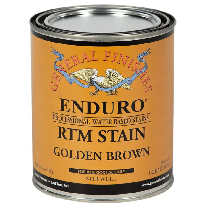 1 Qt Golden Brown Water-Based Wood Stain D492