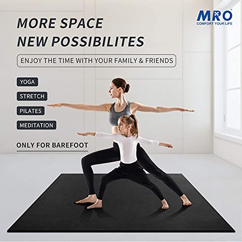 Extra Large Yoga Mat 12'x6' 9MM Non-Slip Y425776
