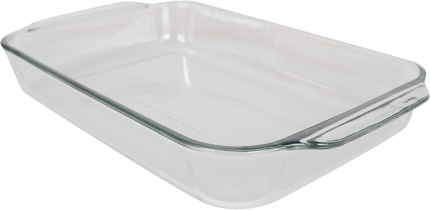 3qt Glass Baking Dish with Blue Lagoon Lid L873925