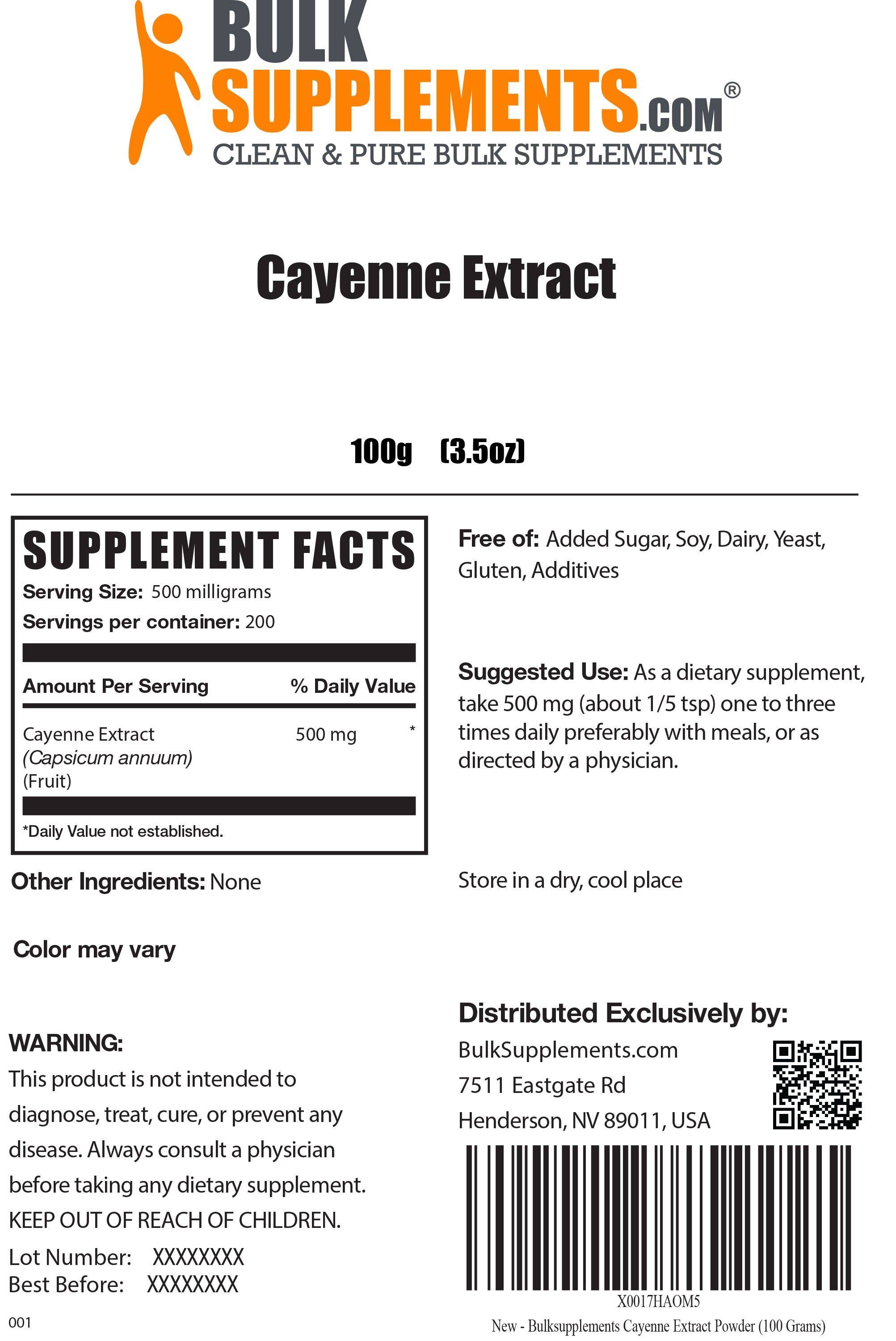 Cayenne Pepper Extract 5kg Pure Powder Q760