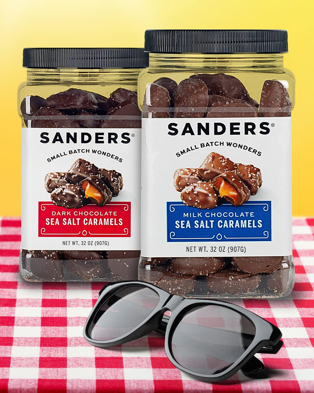 Milk Chocolate Sea Salt Caramels (32 oz Tub) U990755