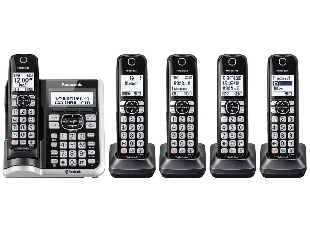 5 Handset Cordless Phone with Answering Machine B88274