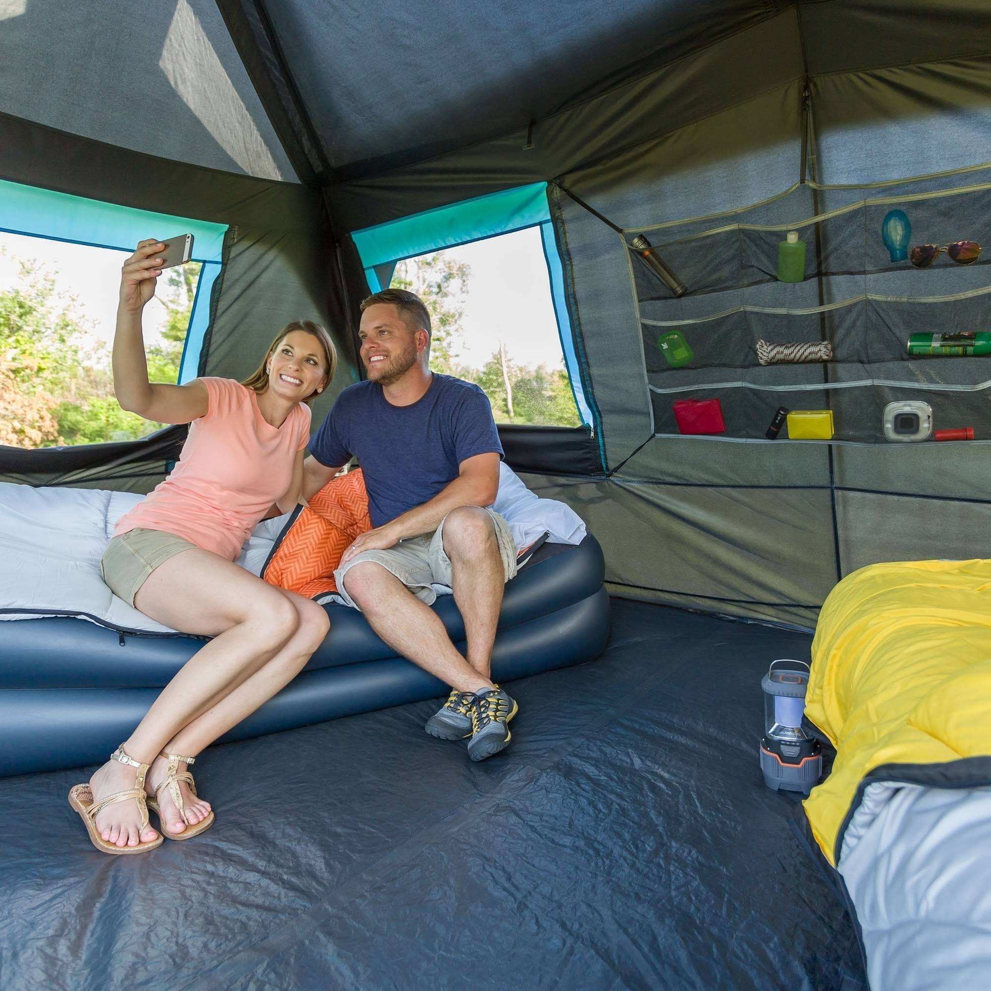 10-Person Dark Rest Instant Cabin Tent Z588
