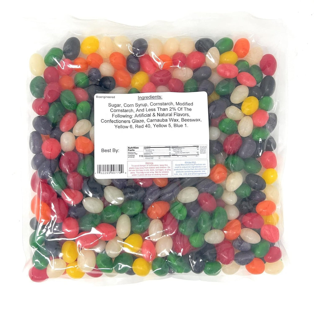 2 Pound Bag Assorted Fruit Flavored Jelly Beans T29918