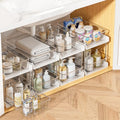 4 Pack Clear 2 Tier Under Sink Organizer with Track L5743